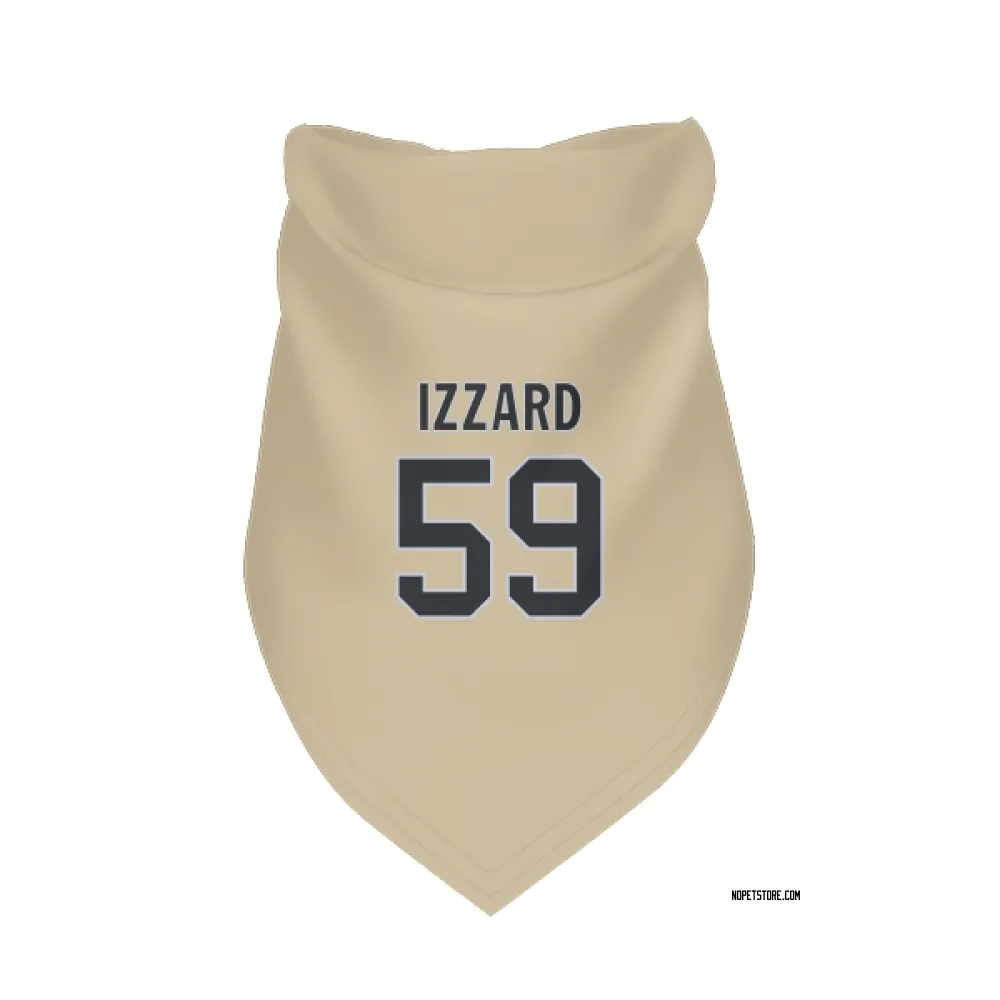 New Orleans Saints Coziah Izzard Gold Pet Bandana for Dog & Cat