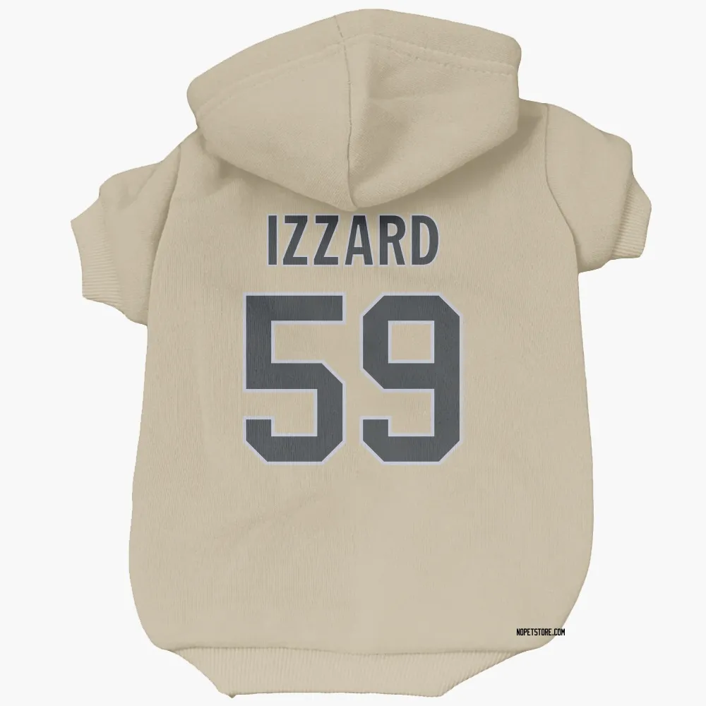 New Orleans Saints Coziah Izzard Gold Pet Hoodie for Dog & Cat