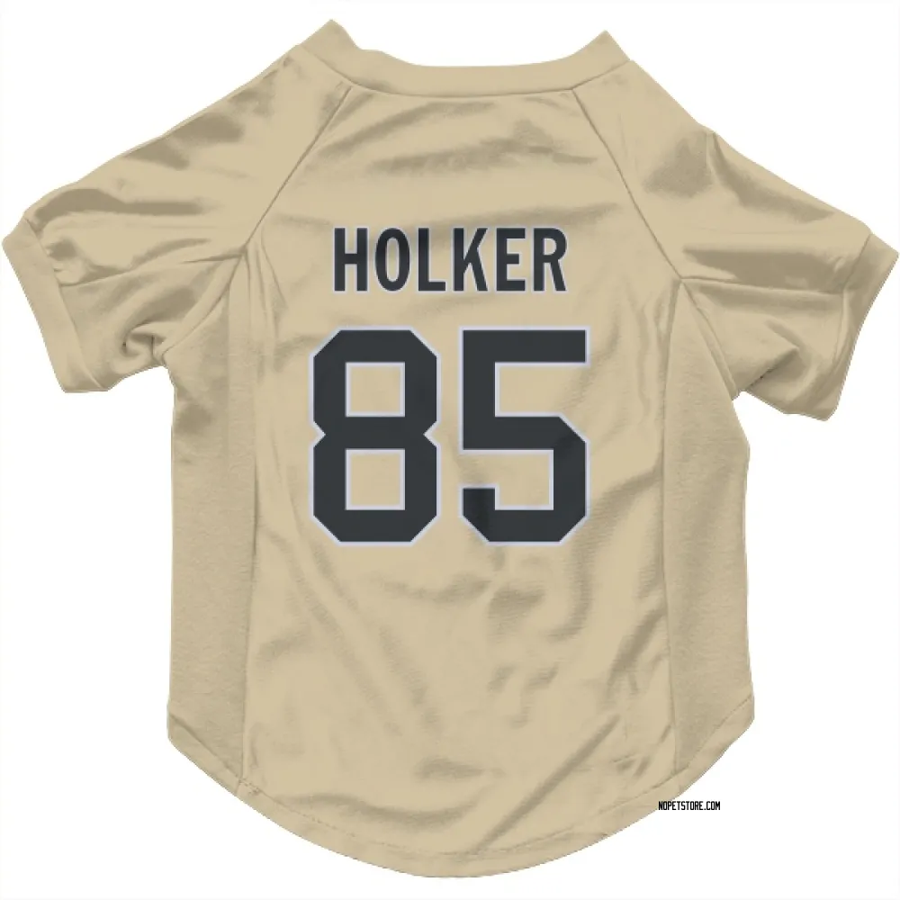 New Orleans Saints Dallin Holker Gold Pet Jersey for Dog & Cat