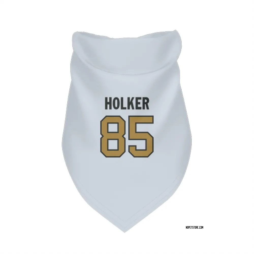 New Orleans Saints Dallin Holker White Gold Pet Bandana for Dog & Cat