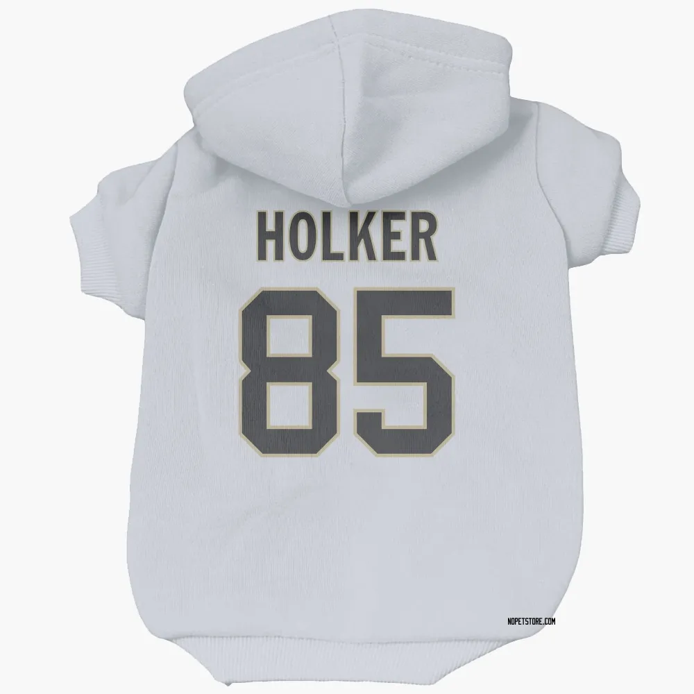 New Orleans Saints Dallin Holker White Pet Hoodie for Dog & Cat