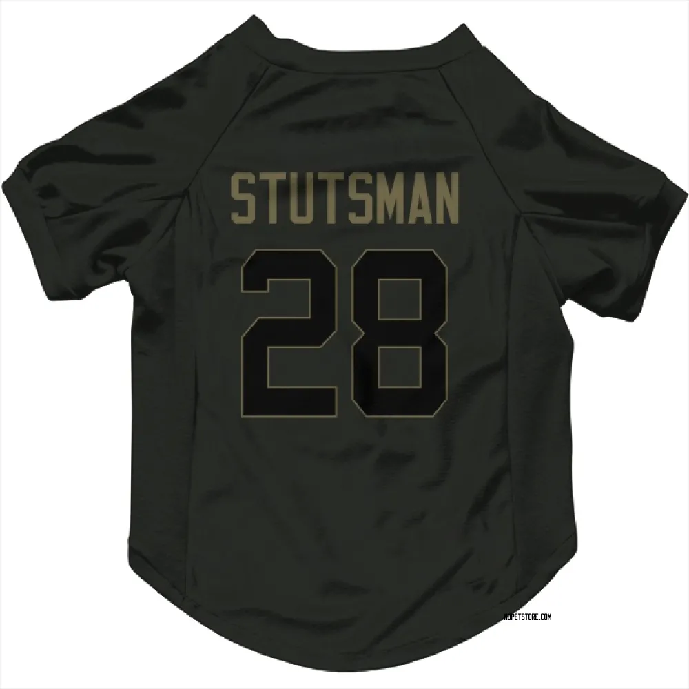 New Orleans Saints Danny Stutsman Black Service Pet Jersey for Dog & Cat