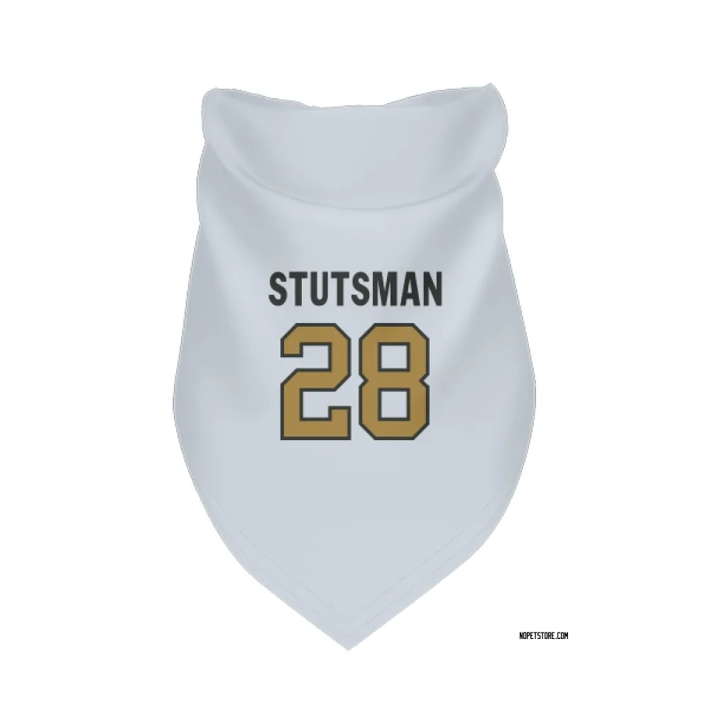 New Orleans Saints Danny Stutsman White Gold Pet Bandana for Dog & Cat