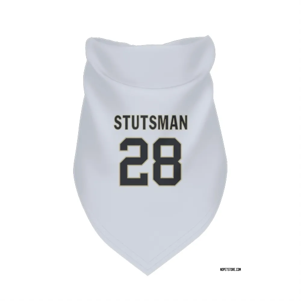 New Orleans Saints Danny Stutsman White Pet Bandana for Dog & Cat
