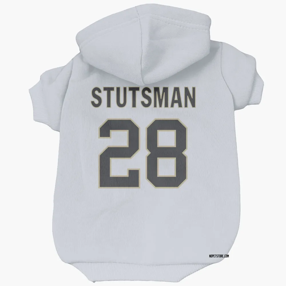 New Orleans Saints Danny Stutsman White Pet Hoodie for Dog & Cat