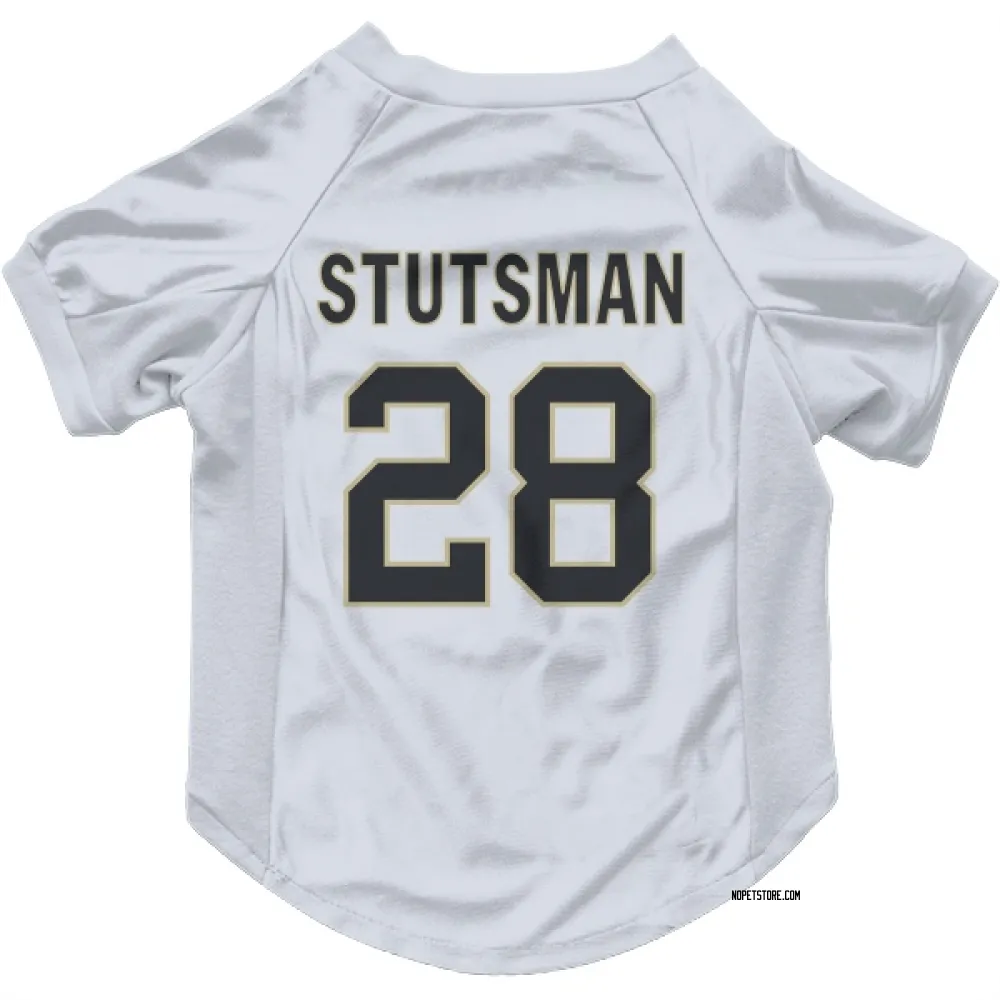 New Orleans Saints Danny Stutsman White Pet Jersey for Dog & Cat
