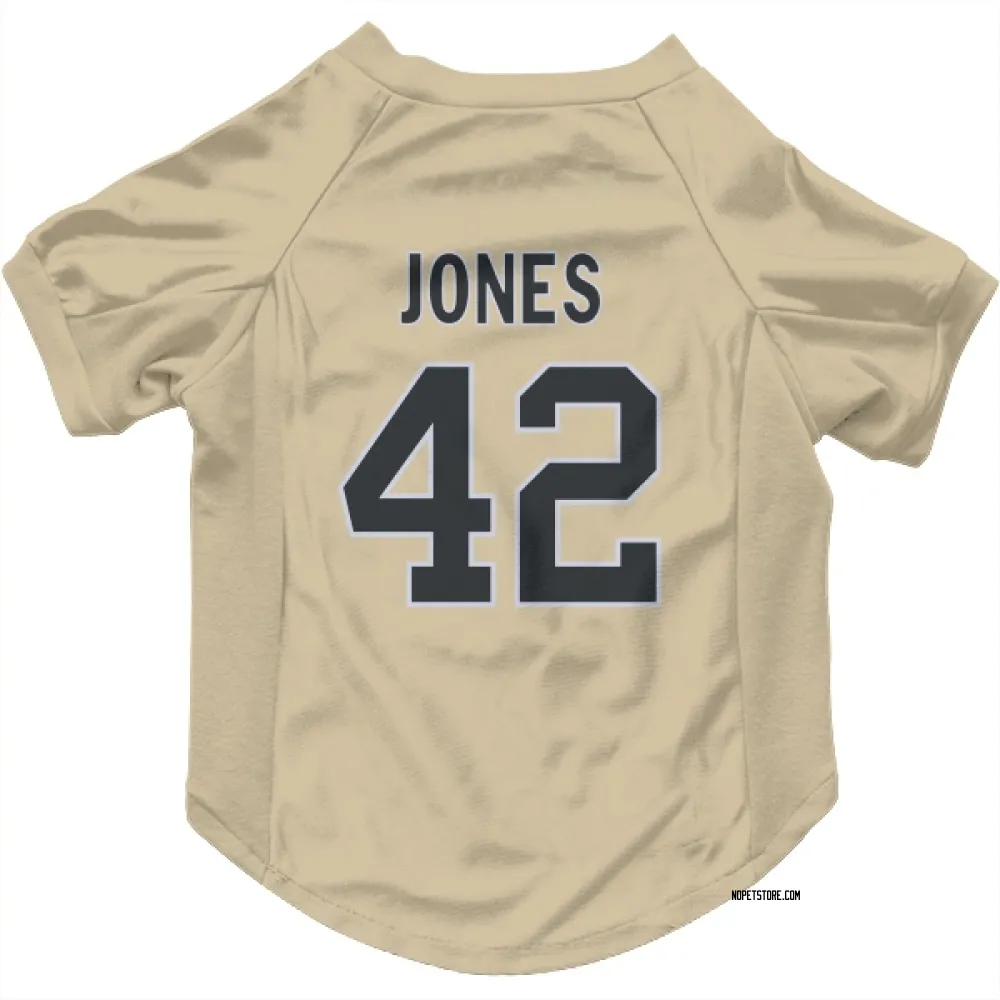 New Orleans Saints DaShawn Jones Gold Pet Jersey for Dog & Cat