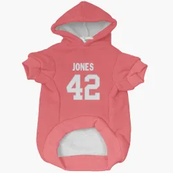New Orleans Saints DaShawn Jones Pink Pet Hoodie for Dog & Cat