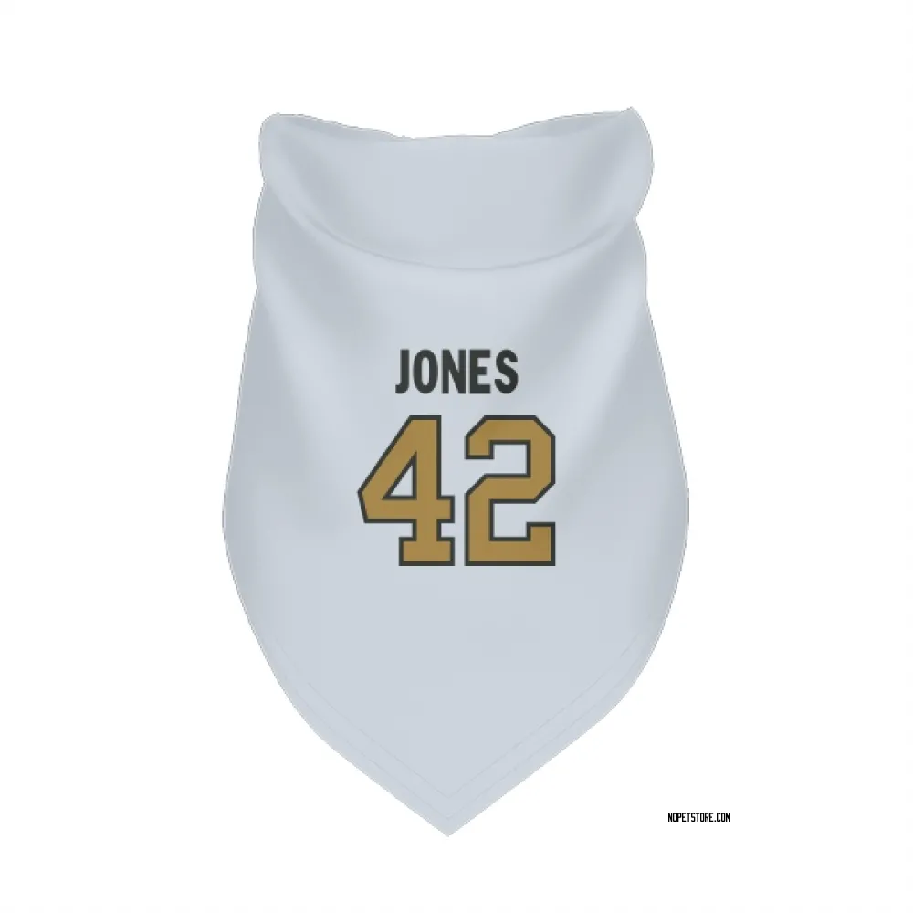 New Orleans Saints DaShawn Jones White Gold Pet Bandana for Dog & Cat