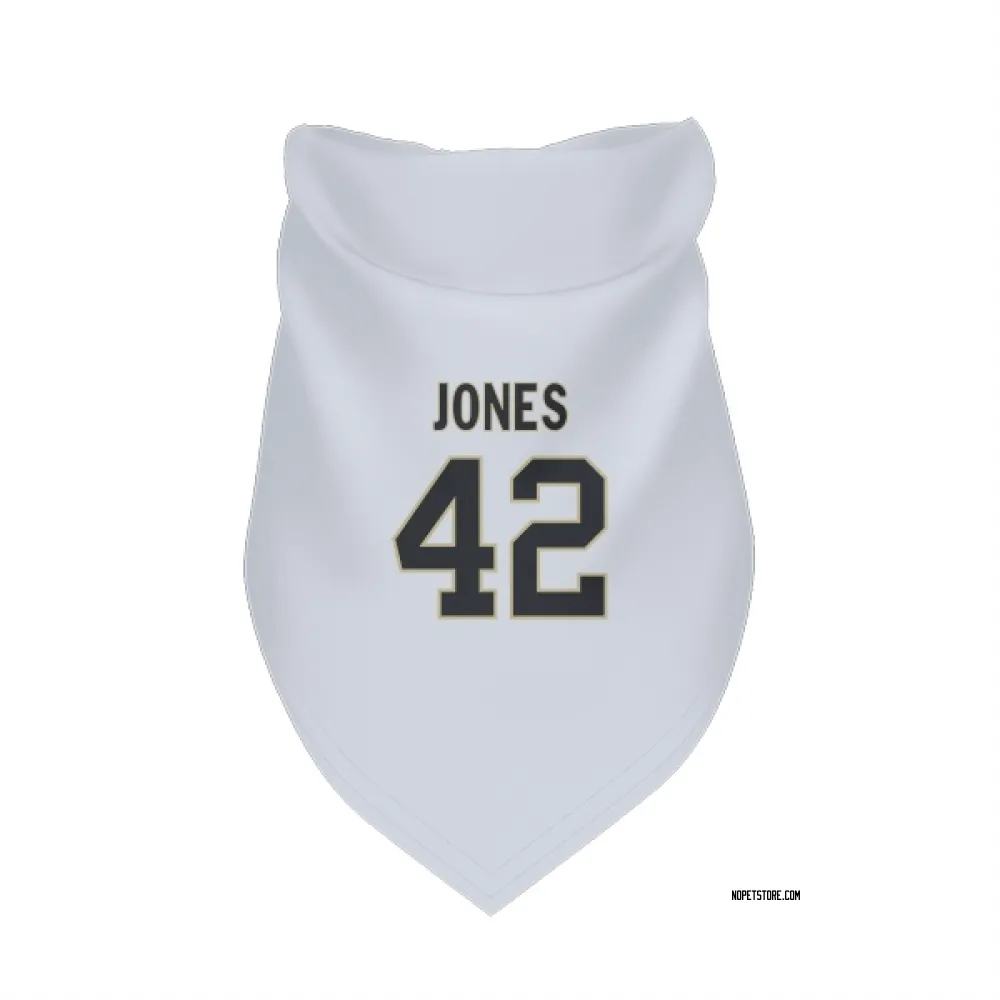 New Orleans Saints DaShawn Jones White Pet Bandana for Dog & Cat