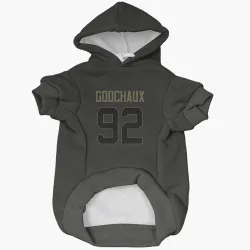 New Orleans Saints Davon Godchaux Black Service Pet Hoodie for Dog & Cat