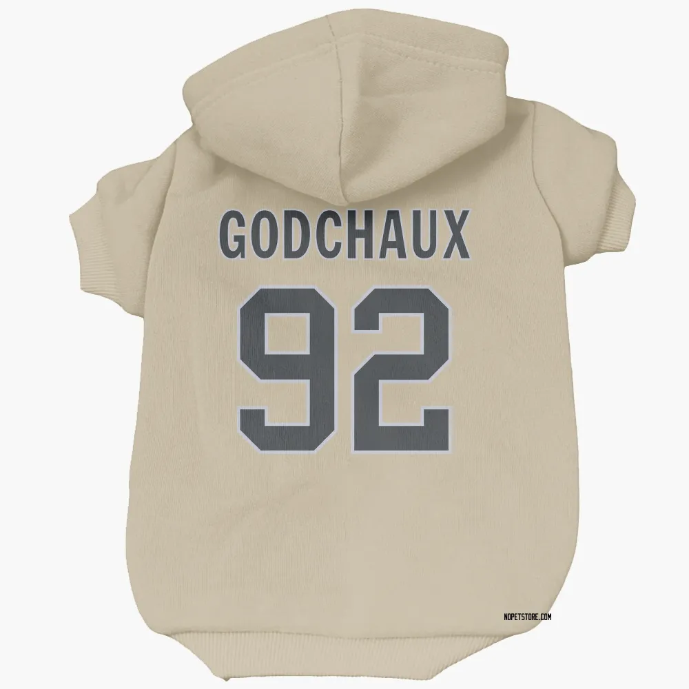 New Orleans Saints Davon Godchaux Gold Pet Hoodie for Dog & Cat