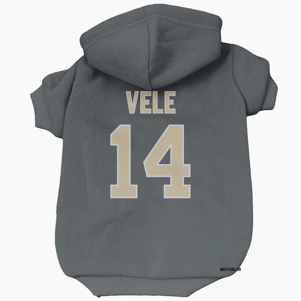 New Orleans Saints Devaughn Vele Black Pet Hoodie for Dog & Cat
