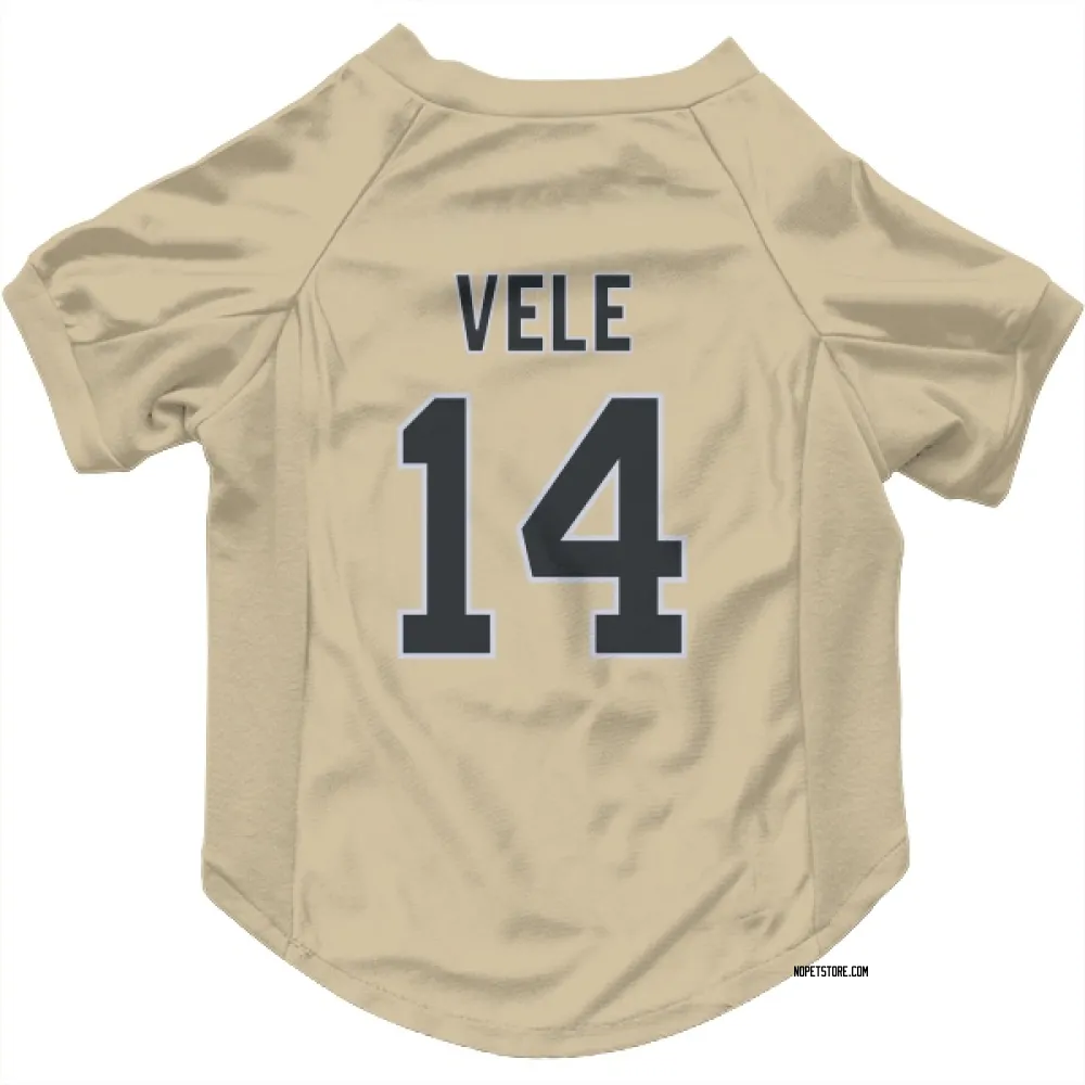 New Orleans Saints Devaughn Vele Gold Pet Jersey for Dog & Cat