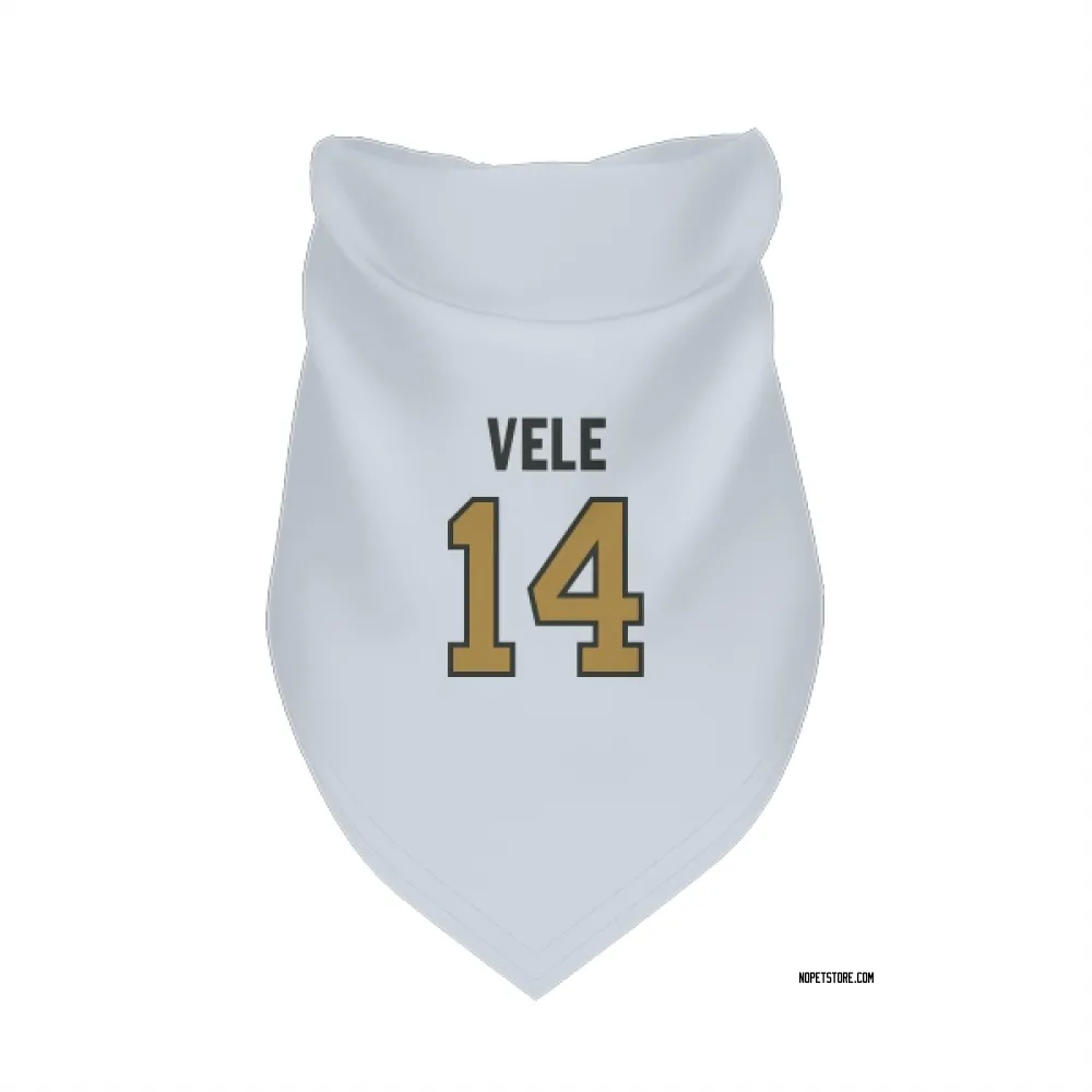 New Orleans Saints Devaughn Vele White Gold Pet Bandana for Dog & Cat