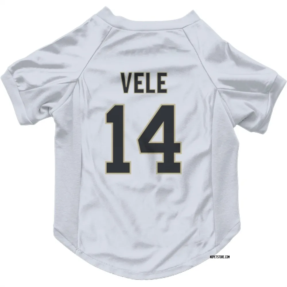 New Orleans Saints Devaughn Vele White Pet Jersey for Dog & Cat