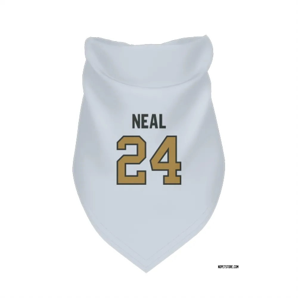 New Orleans Saints Devin Neal White Gold Pet Bandana for Dog & Cat