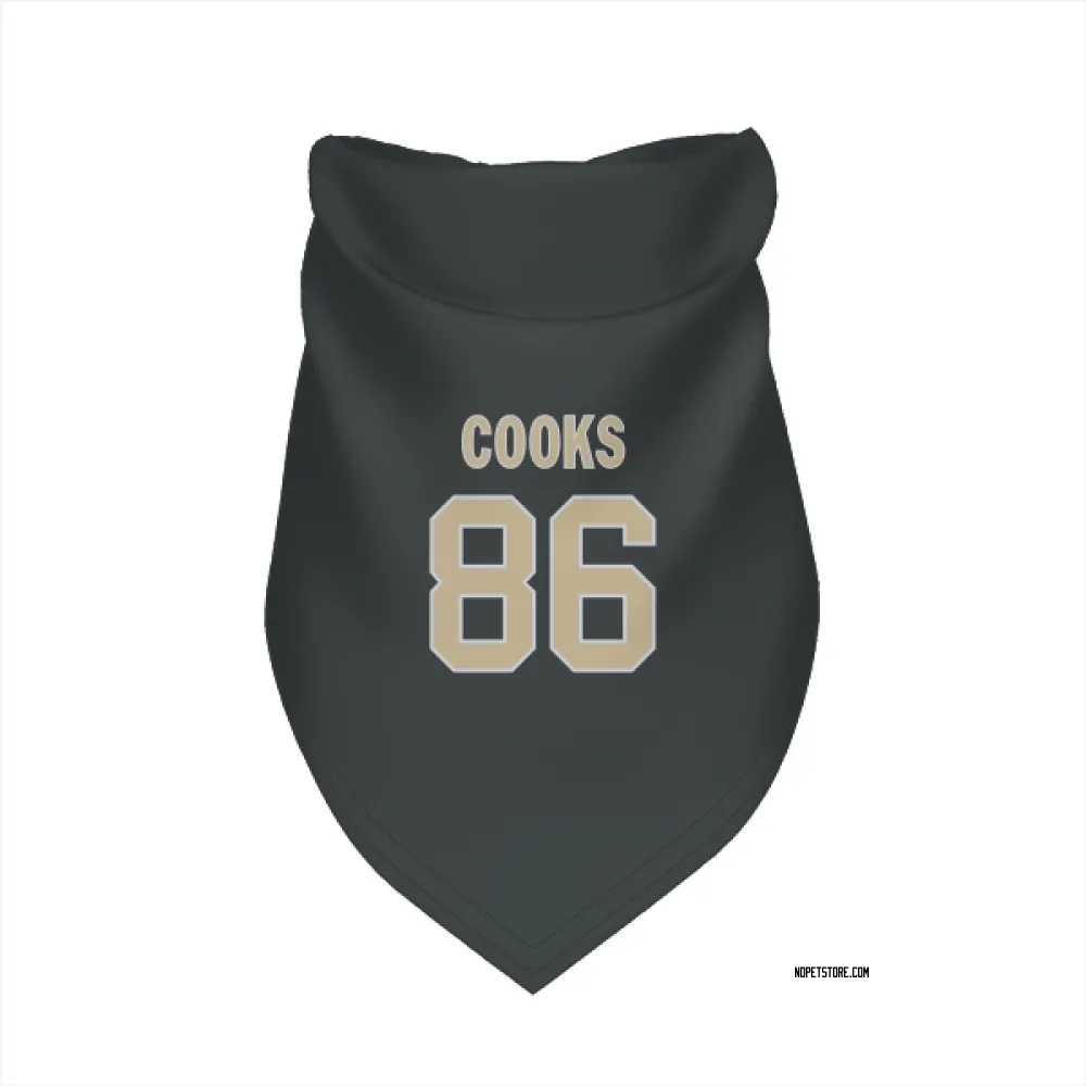 New Orleans Saints Elijah Cooks Black Pet Bandana for Dog & Cat