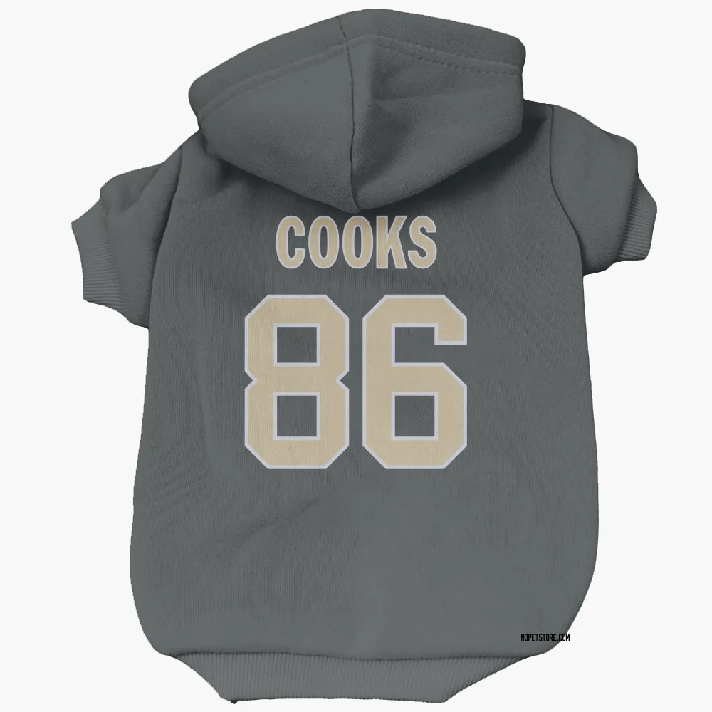 New Orleans Saints Elijah Cooks Black Pet Hoodie for Dog & Cat