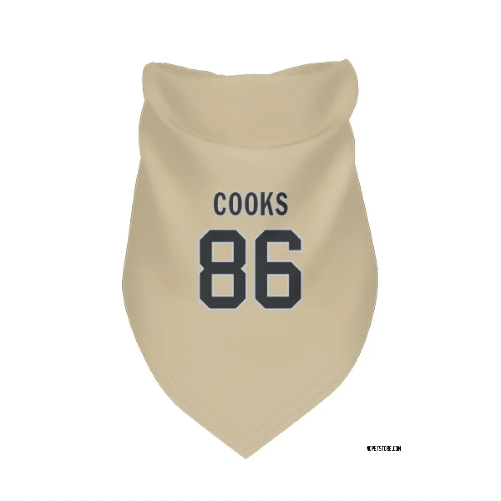 New Orleans Saints Elijah Cooks Gold Pet Bandana for Dog & Cat