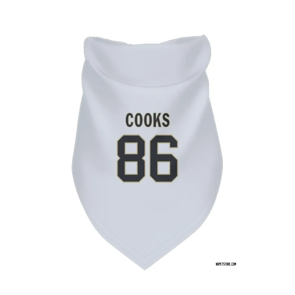 New Orleans Saints Elijah Cooks White Pet Bandana for Dog & Cat