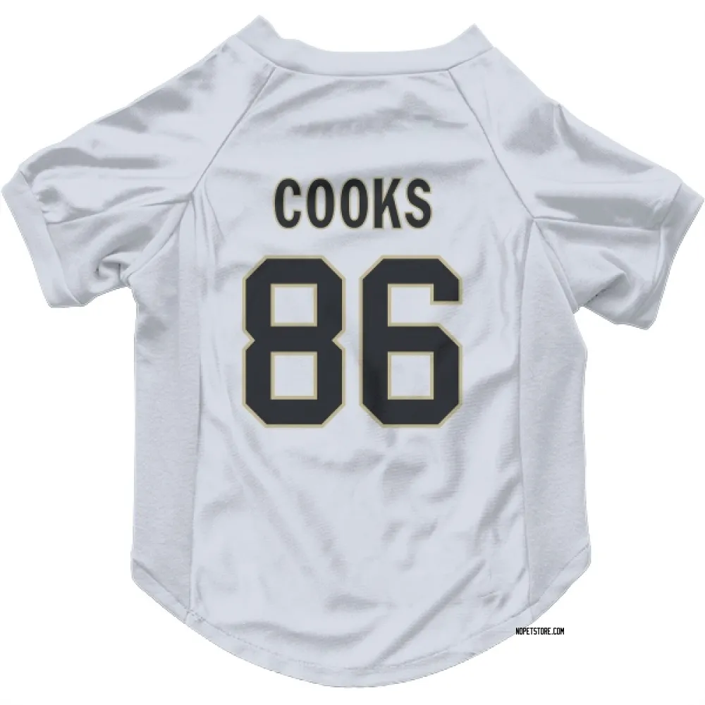 New Orleans Saints Elijah Cooks White Pet Jersey for Dog & Cat