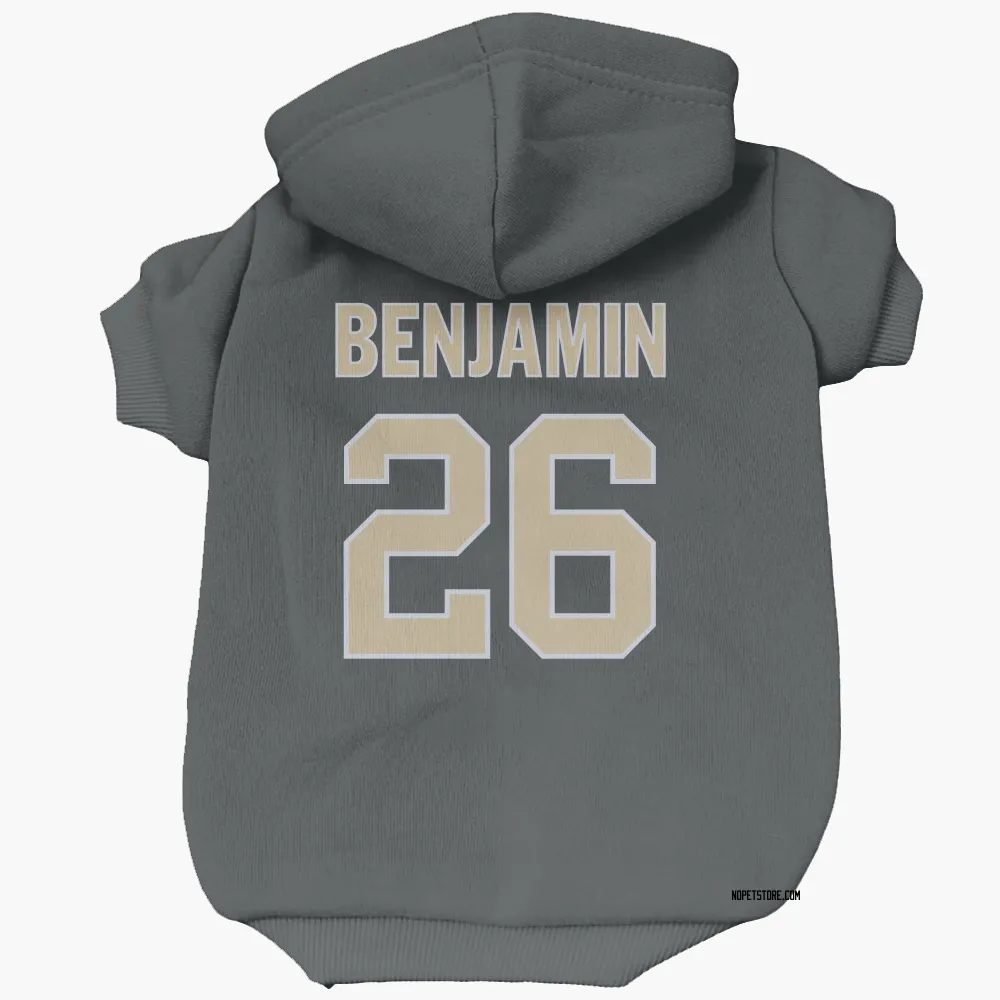 New Orleans Saints Eno Benjamin Black Pet Hoodie for Dog & Cat