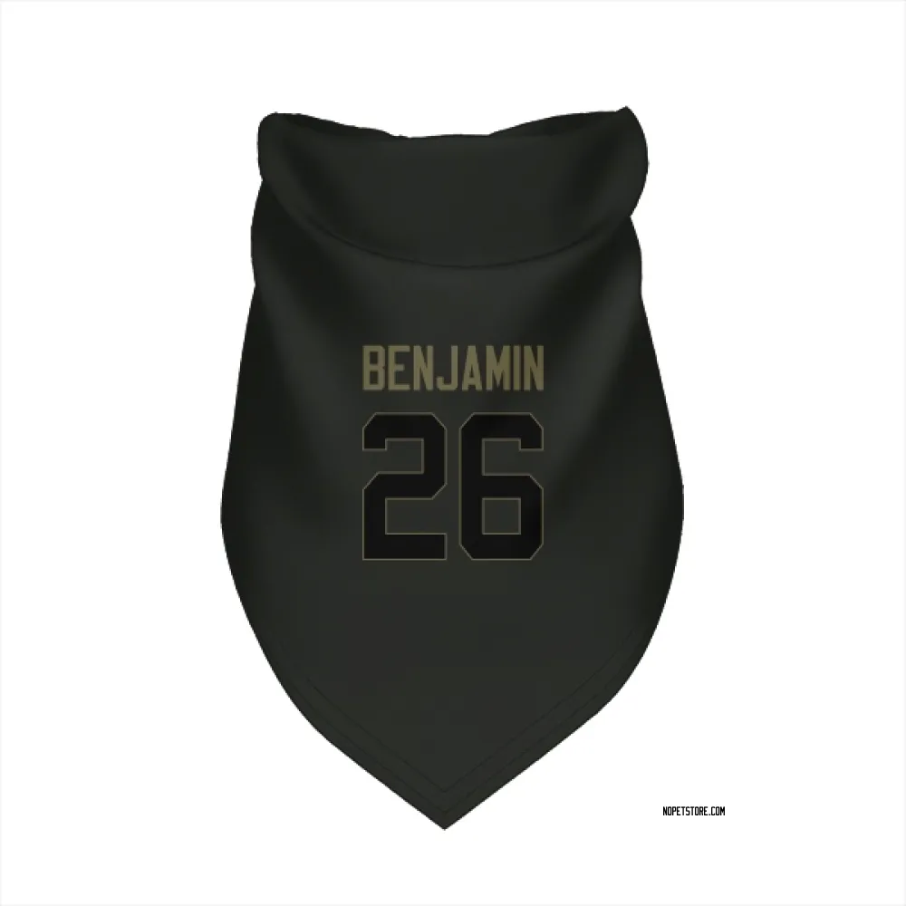 New Orleans Saints Eno Benjamin Black Service Pet Bandana for Dog & Cat