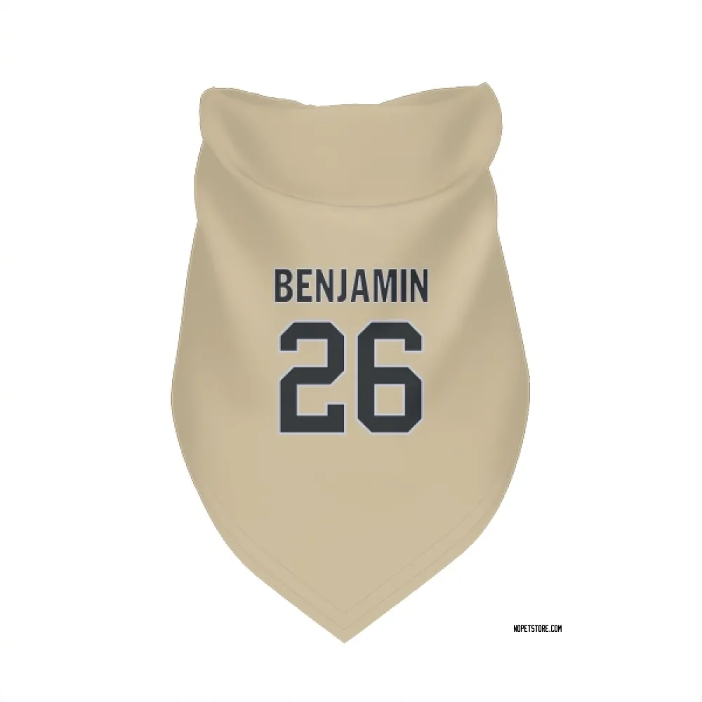 New Orleans Saints Eno Benjamin Gold Pet Bandana for Dog & Cat
