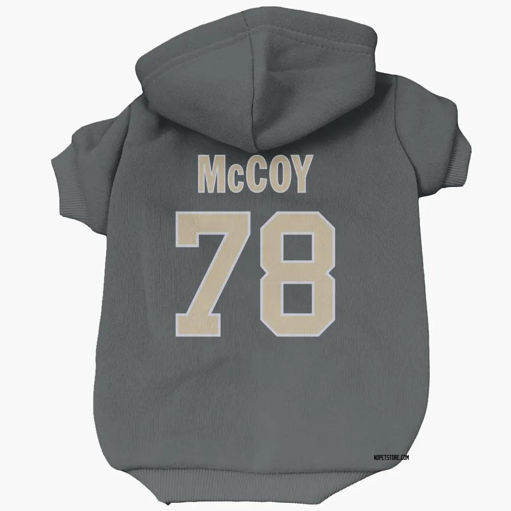 New Orleans Saints Erik McCoy Black Pet Hoodie for Dog & Cat