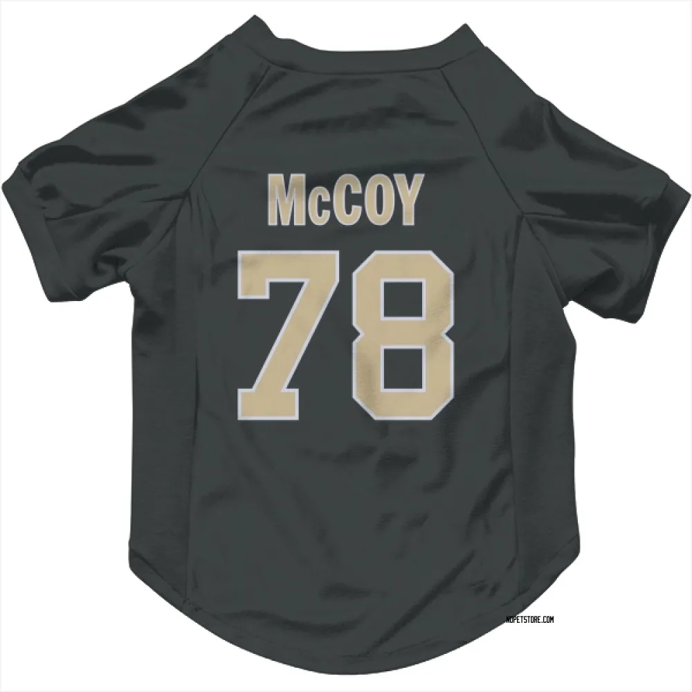 New Orleans Saints Erik McCoy Black Pet Jersey for Dog & Cat