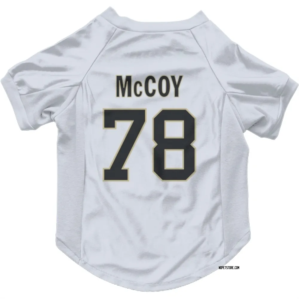 New Orleans Saints Erik McCoy White Pet Jersey for Dog & Cat
