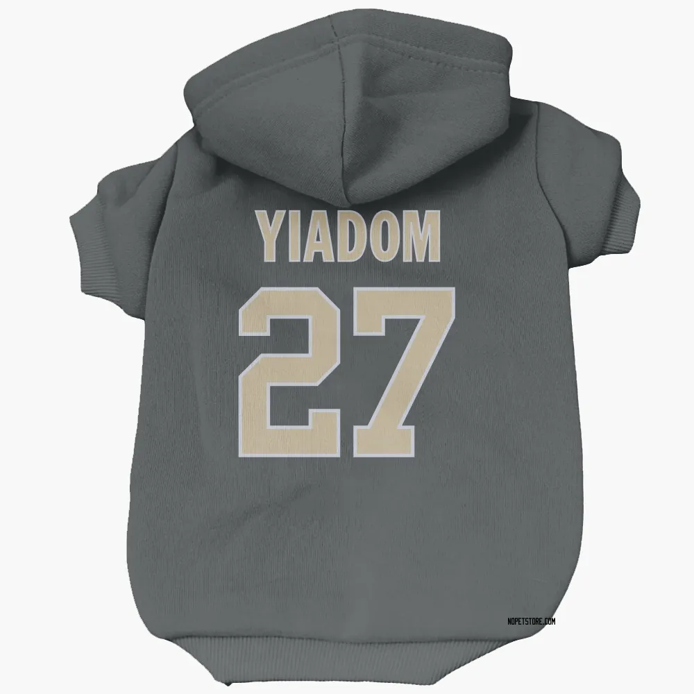 New Orleans Saints Isaac Yiadom Black Pet Hoodie for Dog & Cat