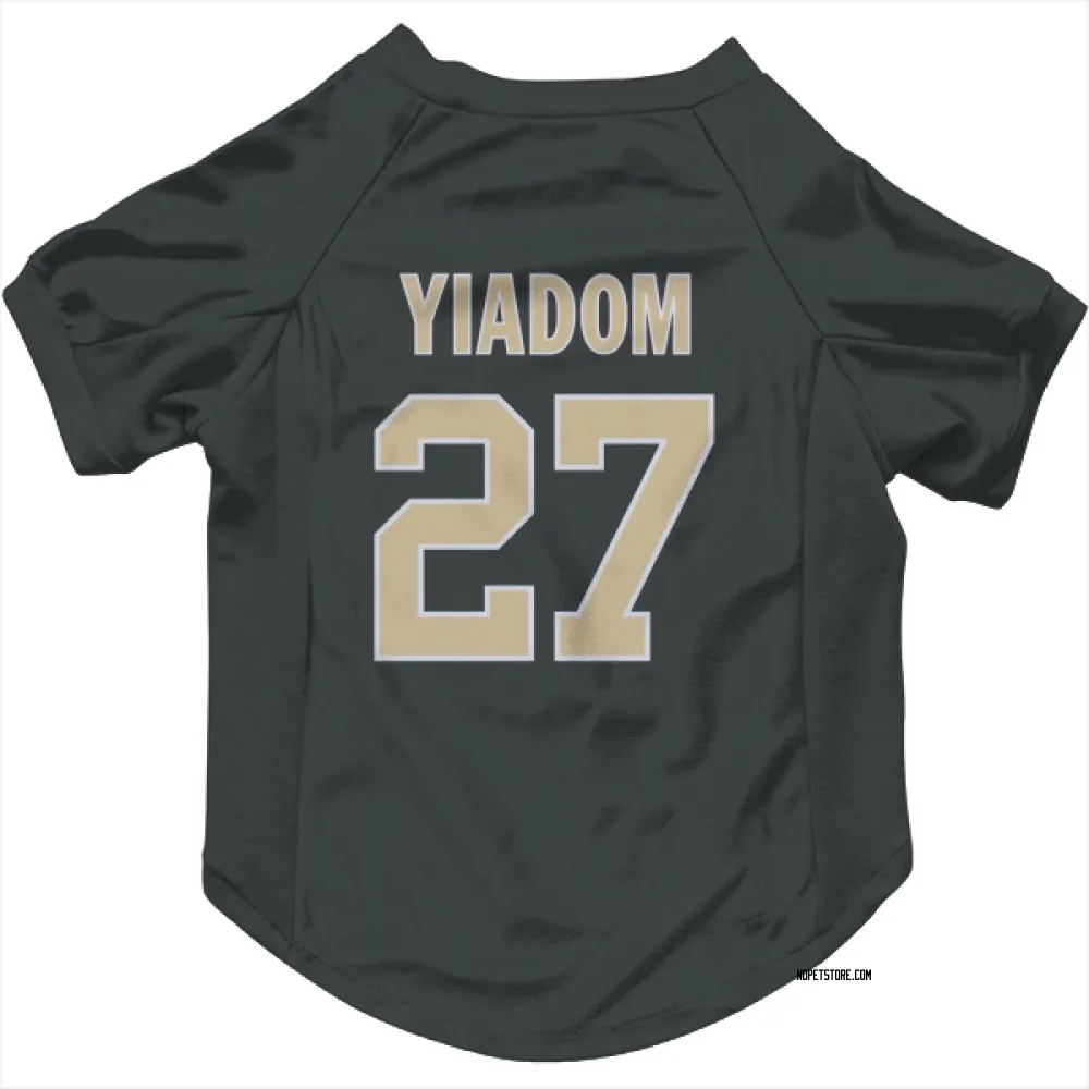New Orleans Saints Isaac Yiadom Black Pet Jersey for Dog & Cat
