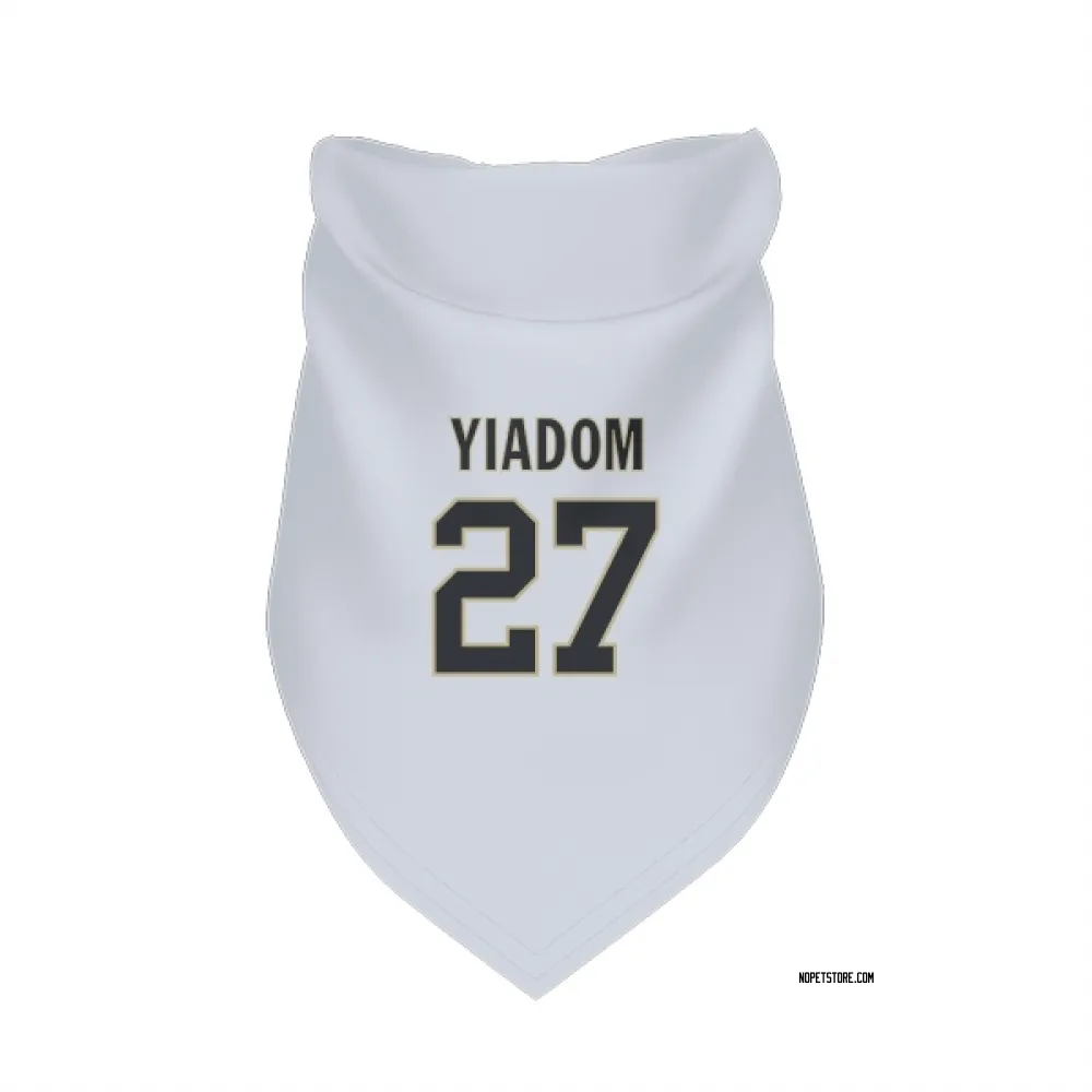 New Orleans Saints Isaac Yiadom White Pet Bandana for Dog & Cat