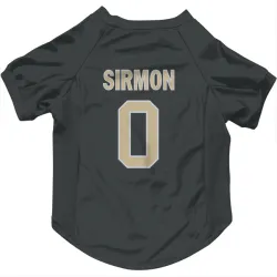 New Orleans Saints Jackson Sirmon Black Pet Jersey for Dog & Cat