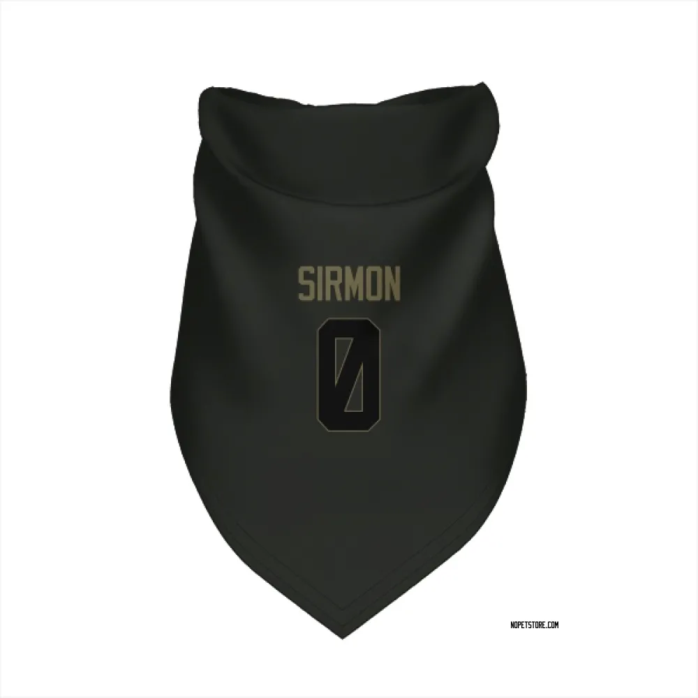 New Orleans Saints Jackson Sirmon Black Service Pet Bandana for Dog & Cat