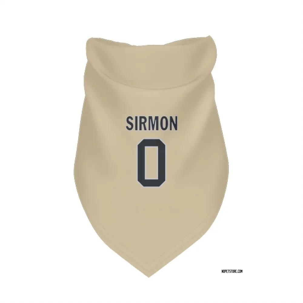 New Orleans Saints Jackson Sirmon Gold Pet Bandana for Dog & Cat
