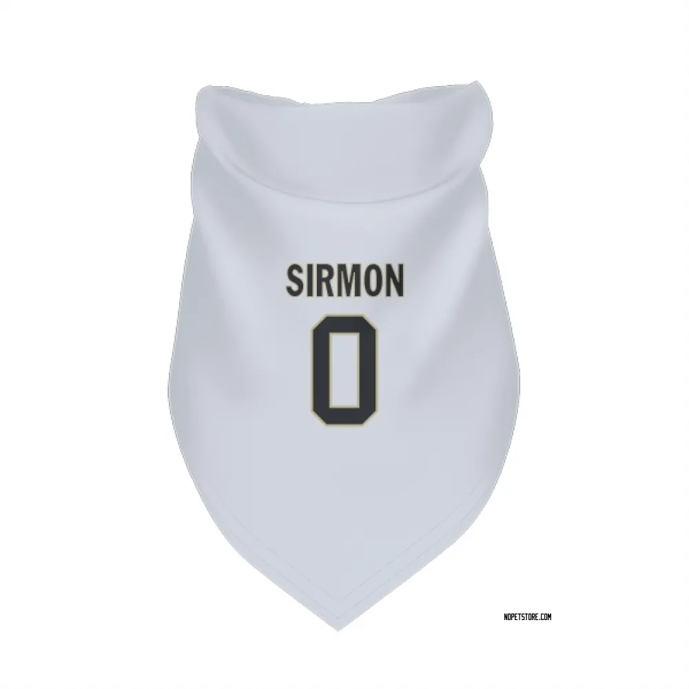 New Orleans Saints Jackson Sirmon White Pet Bandana for Dog & Cat
