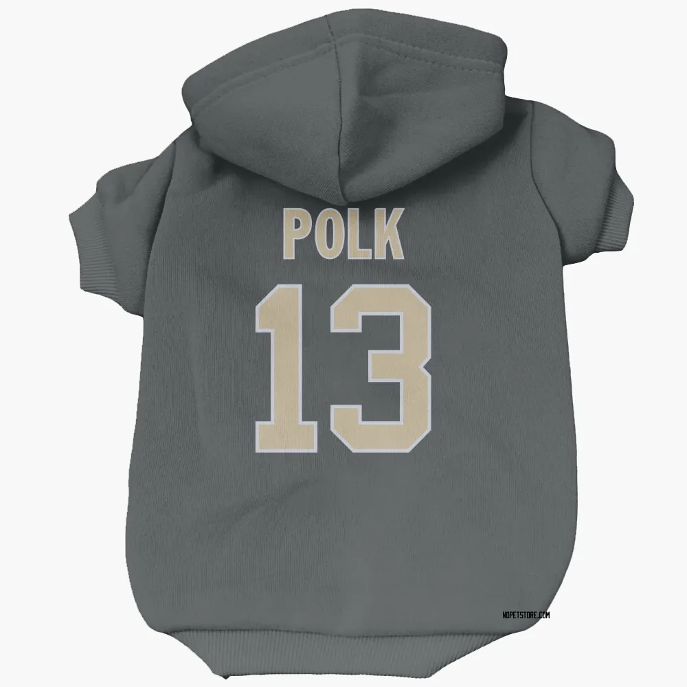 New Orleans Saints Ja'Lynn Polk Black Pet Hoodie for Dog & Cat