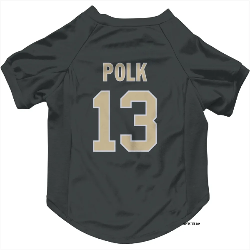 New Orleans Saints Ja'Lynn Polk Black Pet Jersey for Dog & Cat