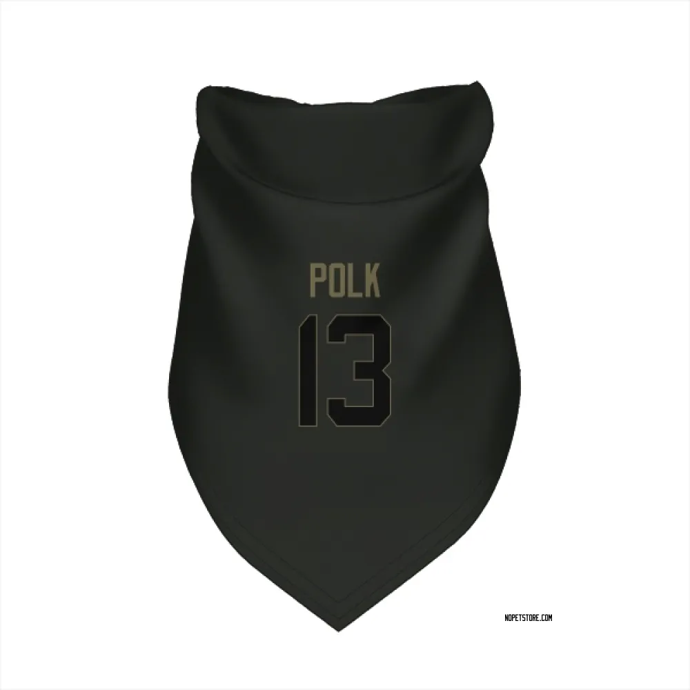 New Orleans Saints Ja'Lynn Polk Black Service Pet Bandana for Dog & Cat