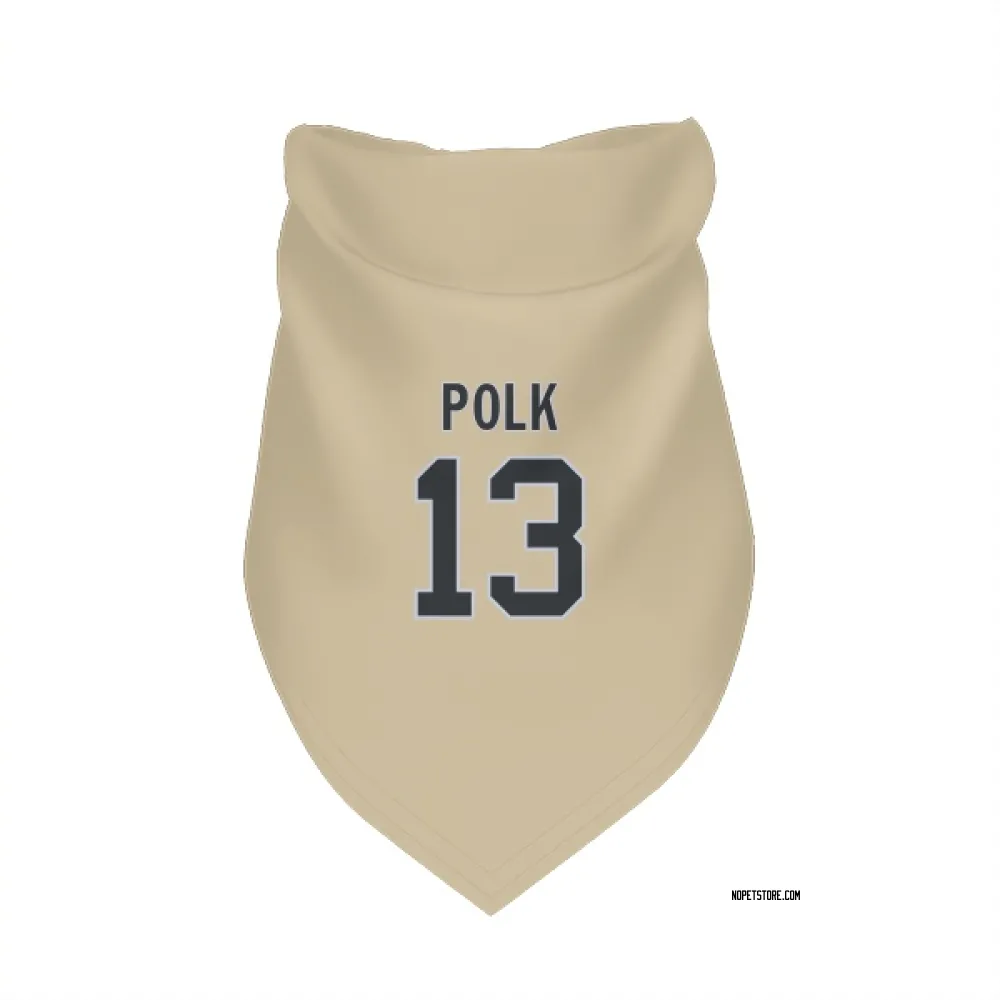 New Orleans Saints Ja'Lynn Polk Gold Pet Bandana for Dog & Cat
