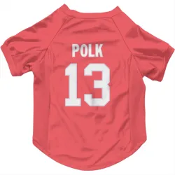 New Orleans Saints Ja'Lynn Polk Pink Pet Jersey for Dog & Cat