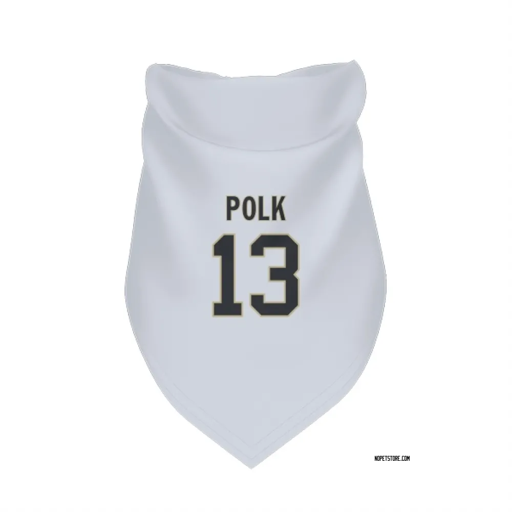 New Orleans Saints Ja'Lynn Polk White Pet Bandana for Dog & Cat