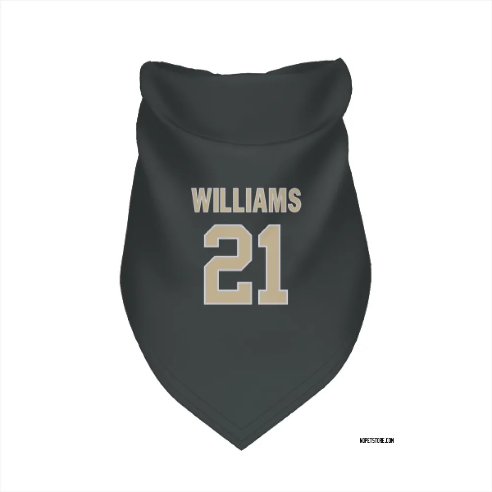 New Orleans Saints Jamaal Williams Black Pet Bandana for Dog & Cat
