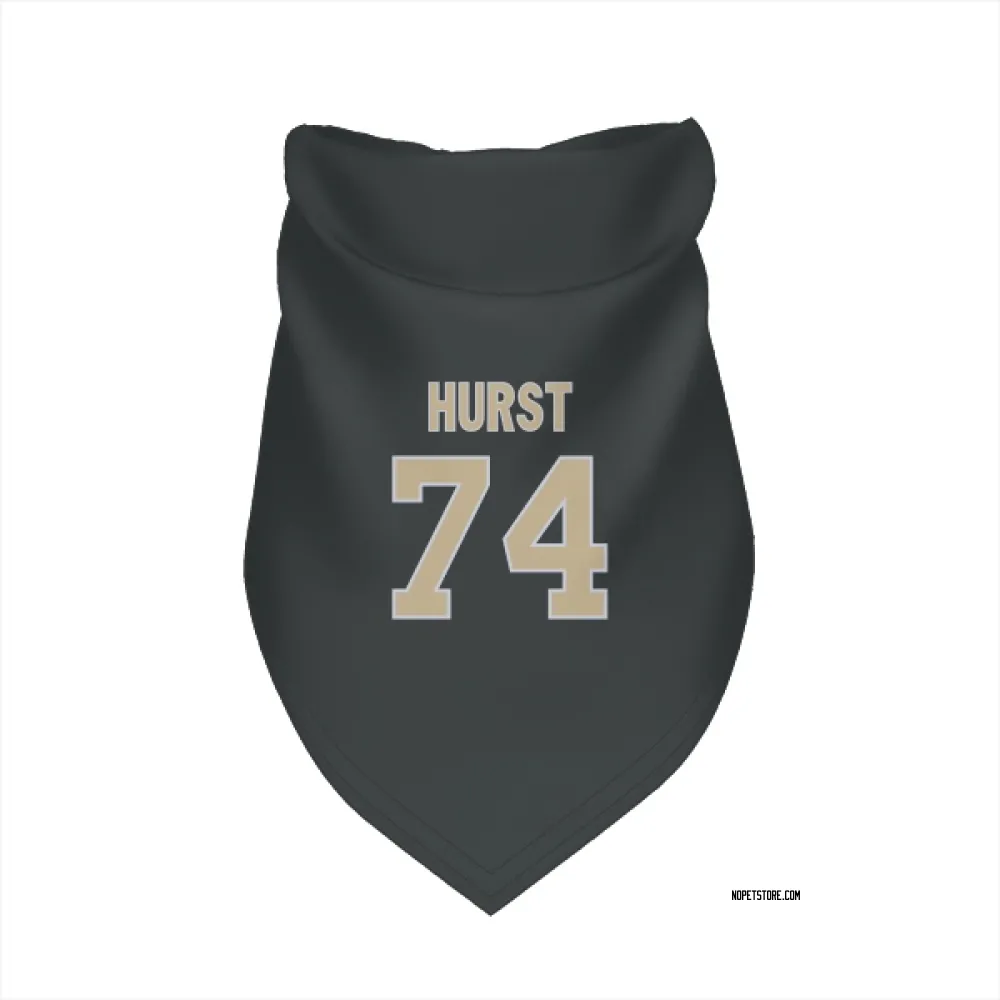 New Orleans Saints James Hurst Black Pet Bandana for Dog & Cat