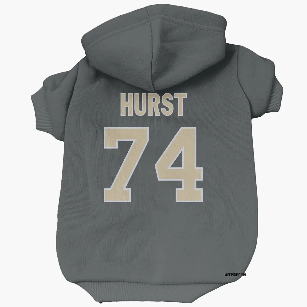 New Orleans Saints James Hurst Black Pet Hoodie for Dog & Cat