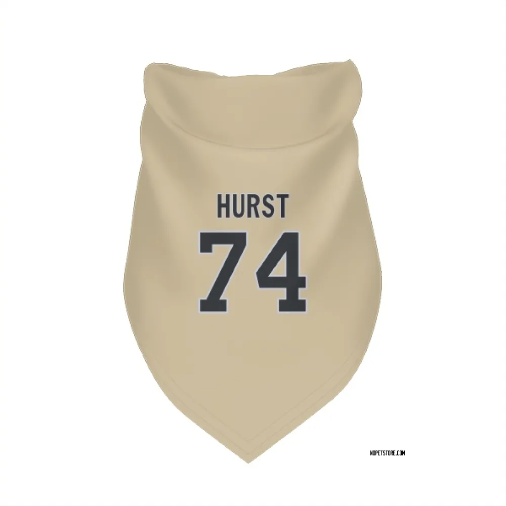 New Orleans Saints James Hurst Gold Pet Bandana for Dog & Cat