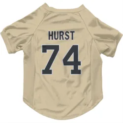 New Orleans Saints James Hurst Gold Pet Jersey for Dog & Cat